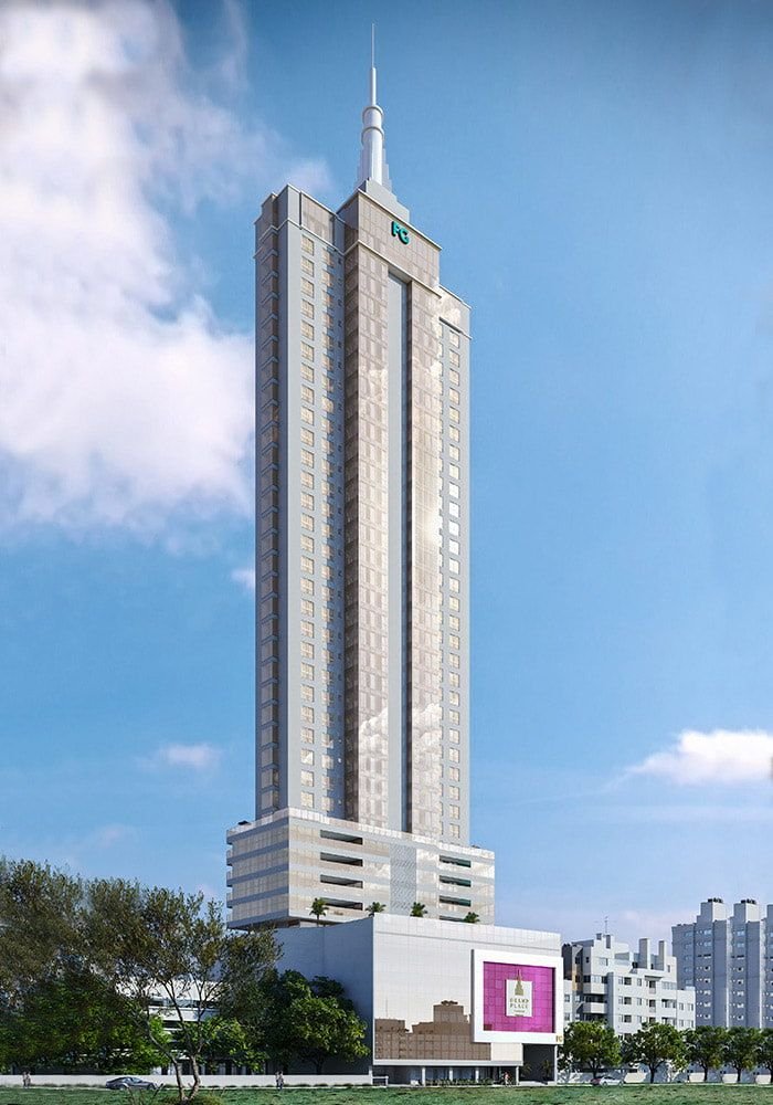 Render do Gran Place Tower 2 em Balneario Camboriu SC