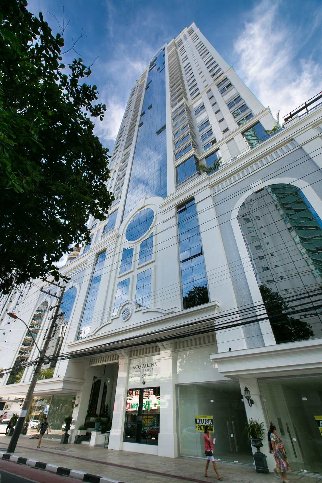 Fachada do Acqualina Residence em Balneario Camboriu SC