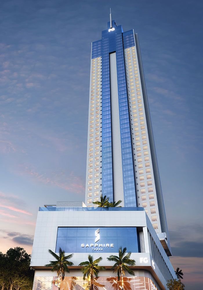 Render do Sapphire Tower 1 em Balneario Camboriu SC