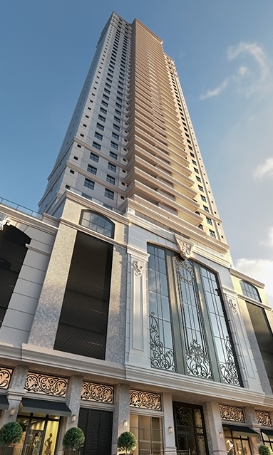 Render do Palacio Elizabeth 2 em Balneario Camboriu SC