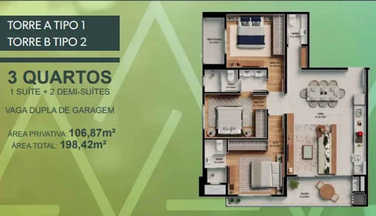 Apartamento com 3 dormitórios sendo 1 suíte + 2 demi e 2 vagas de garagem na Praia Brava em Itajaí — foto 40