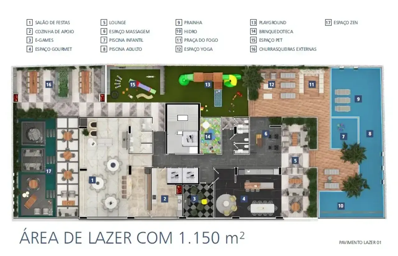 Apartamento no South Beach Residence com 4 suítes em Balneário Camboriú — foto 6