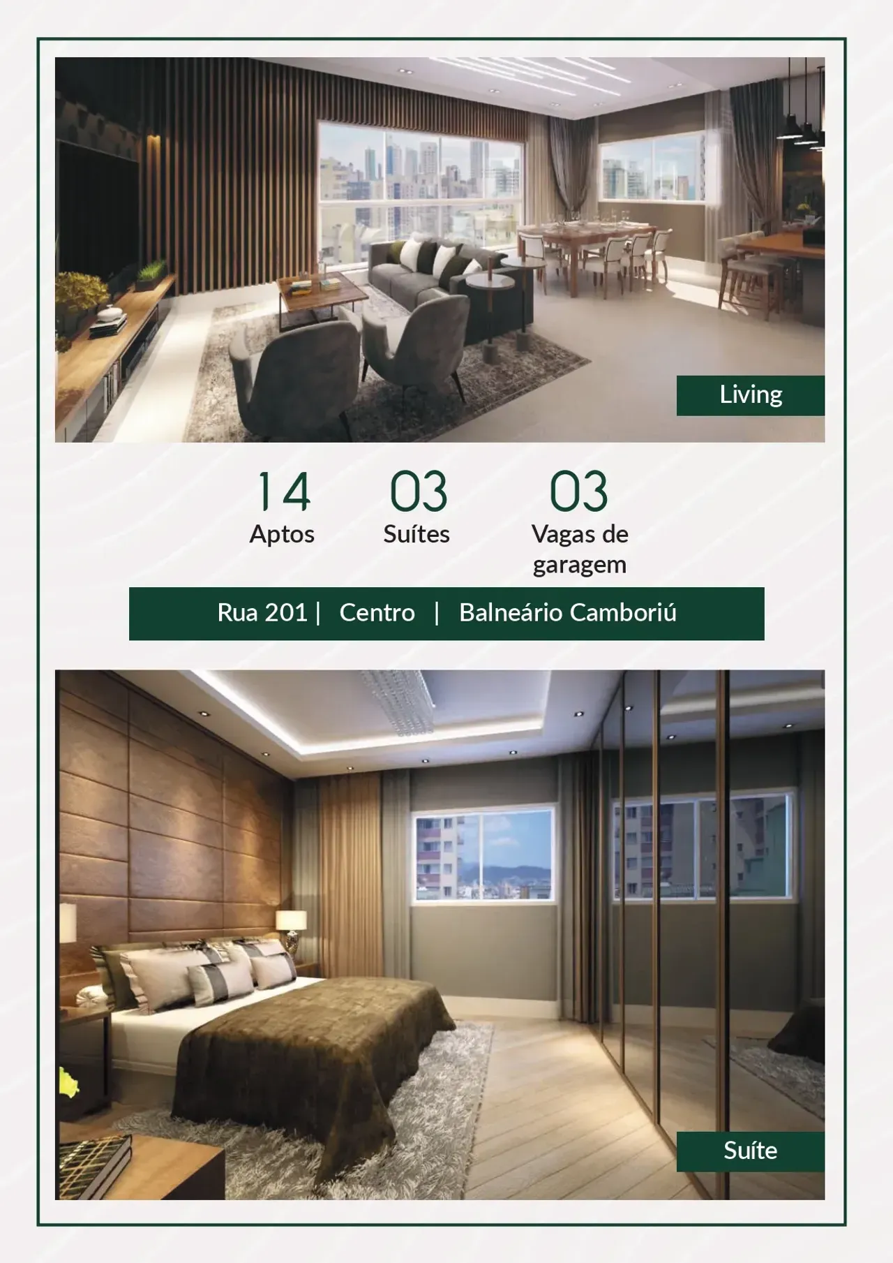 Apartamento no Residencial San Telmo com 3 quartos em Balneário Camboriú — foto 3