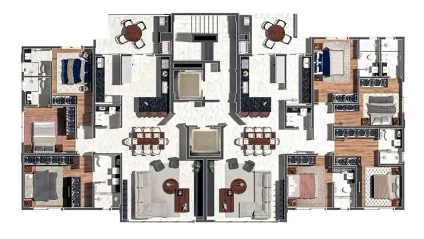 Apartamento em construção com 3 suítes e 2 vagas de garagem no Pioneiros em Balneário Camboriú — foto 21