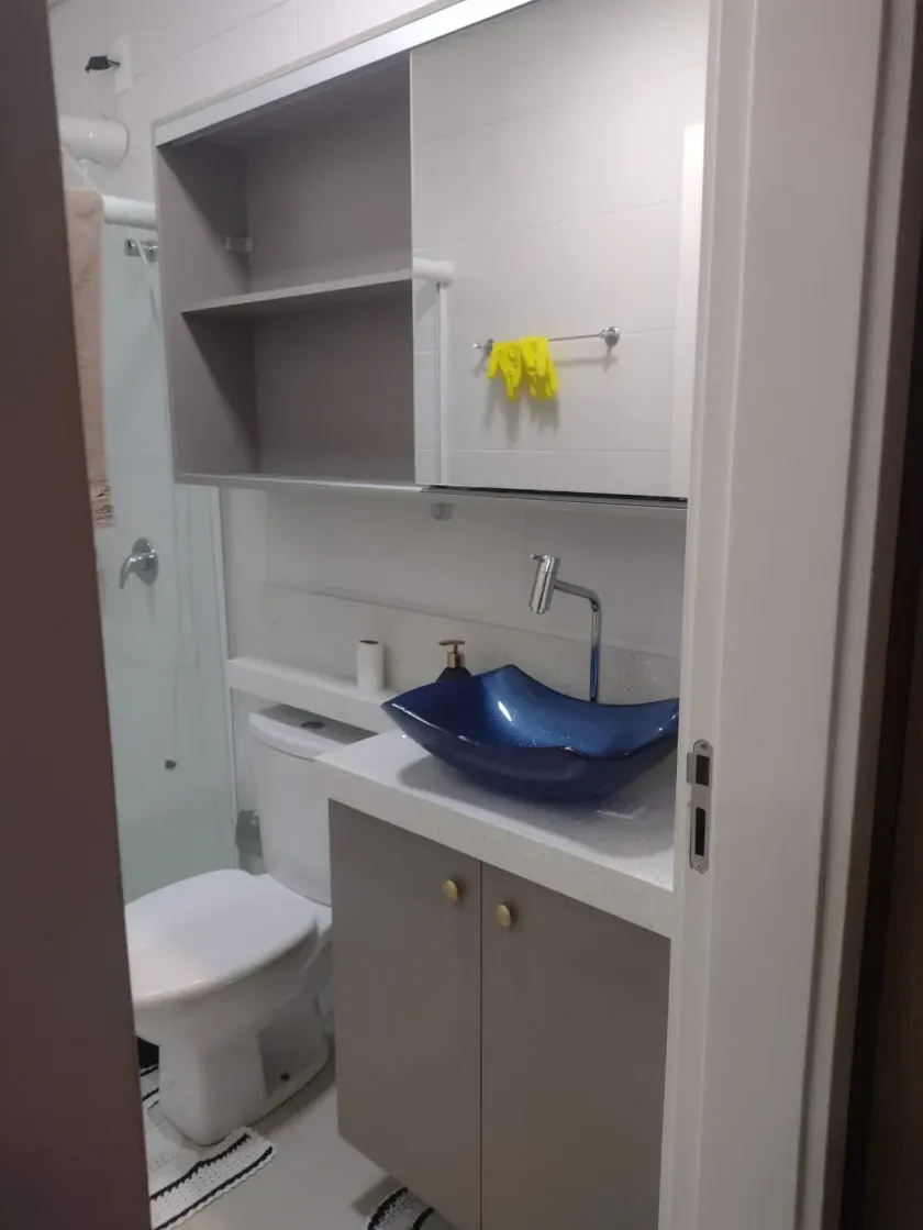 Apartamento mobiliado com 1 dormitório e 1 vaga de garagem no Centro de Balneário Camboriú-SC — foto 7