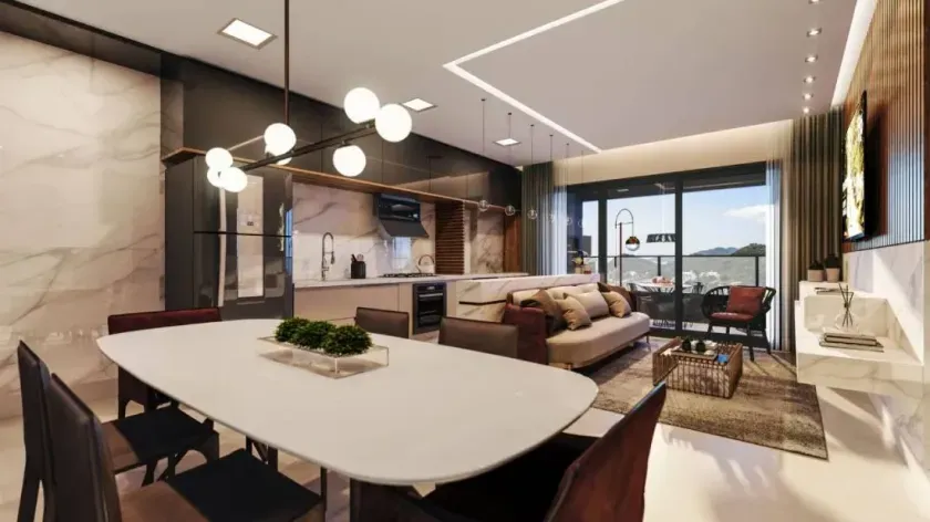 Apartamento na planta com 2 suítes e 1 vaga de garagem na Praia Brava em Itajaí — foto 3