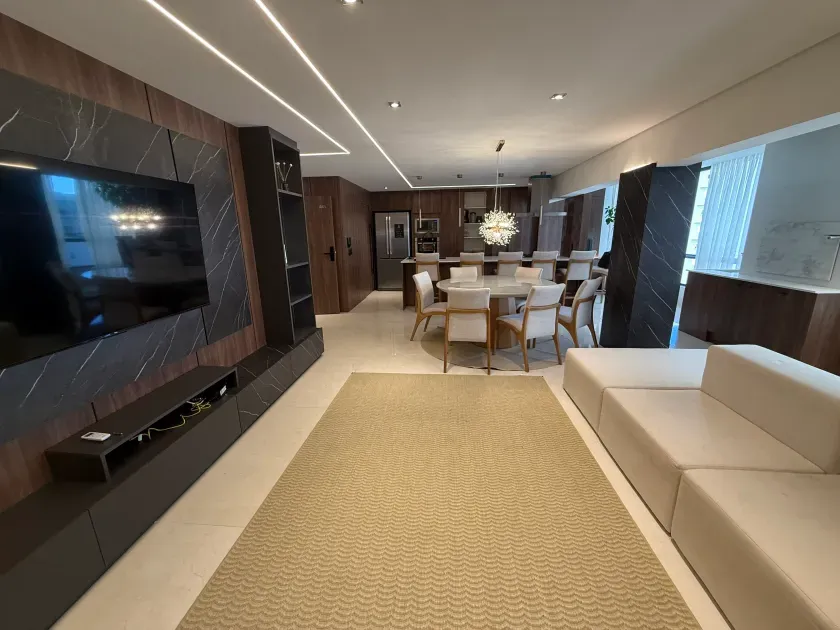 Apartamento último andar com 3 dormitórios sendo 2 suítes e 2 vagas de garagem - Balneário Camboriú/SC — foto 2