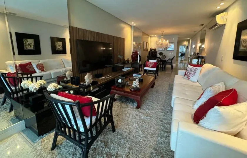 Apartamento mobiliado com 4 suítes e 4 vagas de garagem na Av. Atlântica em Balneário Camboriú — foto 6