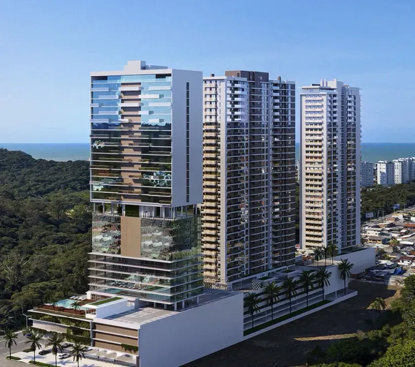 Apartamento na planta com 2 suítes e 1 vaga de garagem - Praia Brava - Itajaí