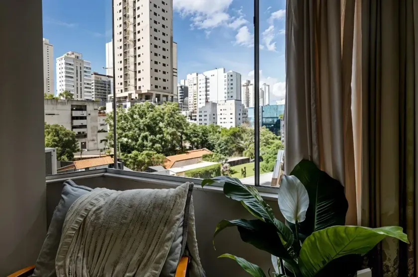 Apartamento mobiliado com 3 dormitórios sendo 1 suíte e 1 vaga em Balneário Camboriú/SC — foto 9