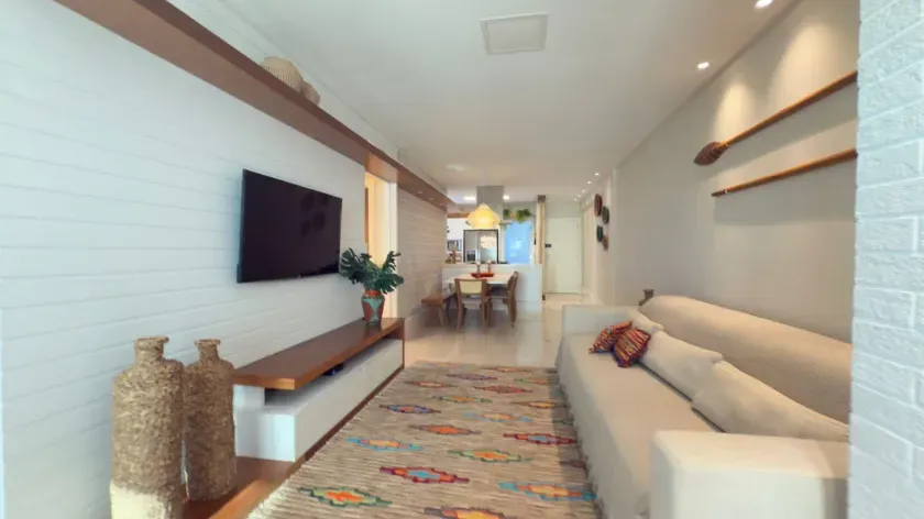 Apartamento alto padrão com 3 suítes e 3 vagas de garagem na Praia Brava Itajaí/SC