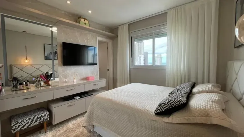 Apartamento mobiliado com 4 suítes sendo 2 plenas e 2 demi, 3 vagas de em Balneário Camboriú/SC — foto 14