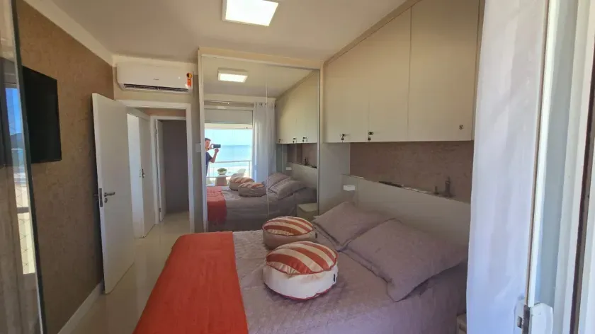 Apartamento frente mar mobiliado com 2 dormitórios e 1 vaga em Balneário Camboriú/SC — foto 13