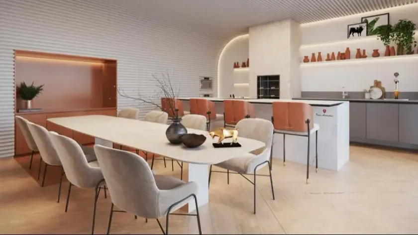 Apartamento quadra mar com 4 suítes e 3 vagas de garagem em Balneário Camboriú — foto 9