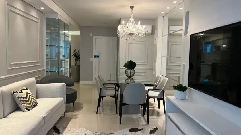 Apartamento mobiliado com 4 dormitórios sendo 2 suítes + 2 demi e 3 vagas em Balneário Camboriú/SC — foto 9