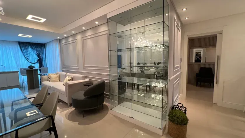 Apartamento mobiliado com 4 dormitórios sendo 2 suítes + 2 demi e 3 vagas em Balneário Camboriú/SC — foto 14
